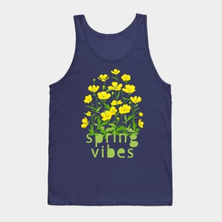 Spring Vibes. Buttercup Flowers Tank Top